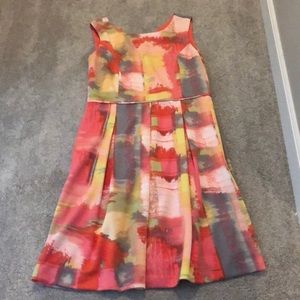 Abstract print dress